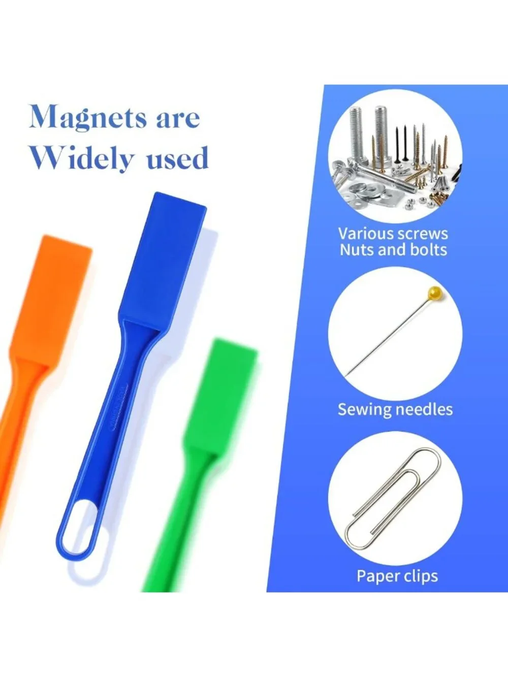 30 Pack Magnetic Wands for Kids - Classroom Teaching Tools, Learning Toys